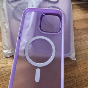 Anuck Purple Phone Case MagSafe Compatibility new in package iPhone 16pro max